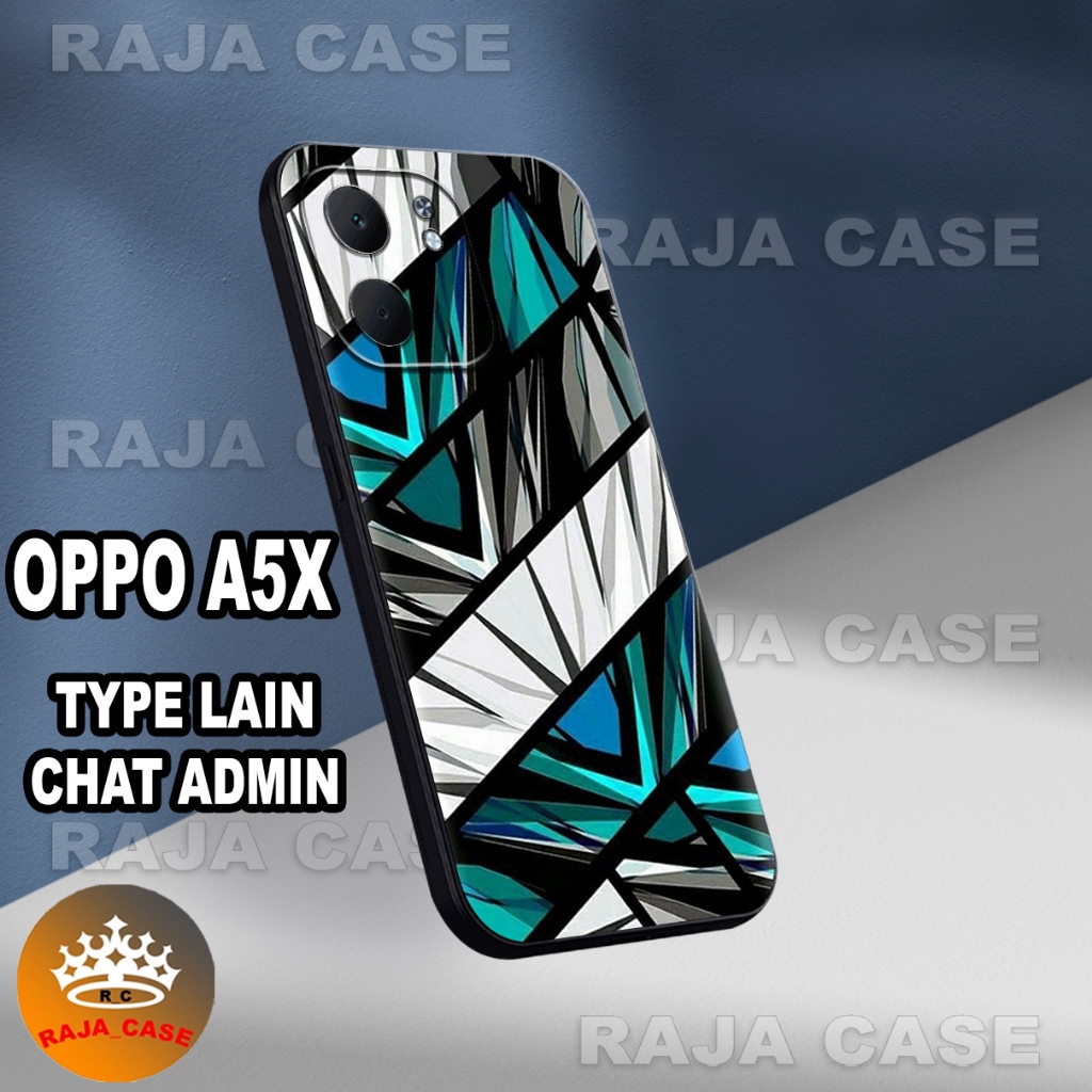 HP [RC02] เคส OPPO A5X - เคส OPPO A5X [MOZAIK Motif] - วัสดุยาง - โทรศัพท์มือถือทุกประเภท