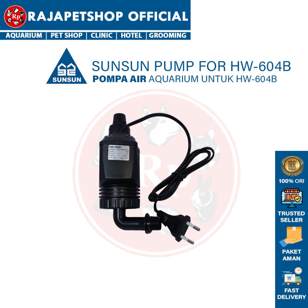 ( SPARE PART ) SUNSUN PUMP FOR HW 604B / HW 604B CANISTER PUMP