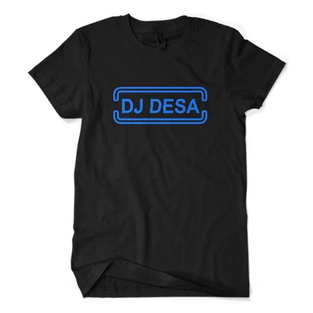 DJ VILLAGE UNISEX DISTRO TOP เสื้อยืด//ADEM MATERIAL T-SHIRTS