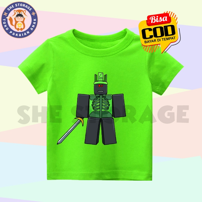 CHILDRENS CLOTHINGS เสื้อยืด 1x1x1 จาก FORSAKEN ROBLOX | โรบ็อกซ์ Forsaken | เกม