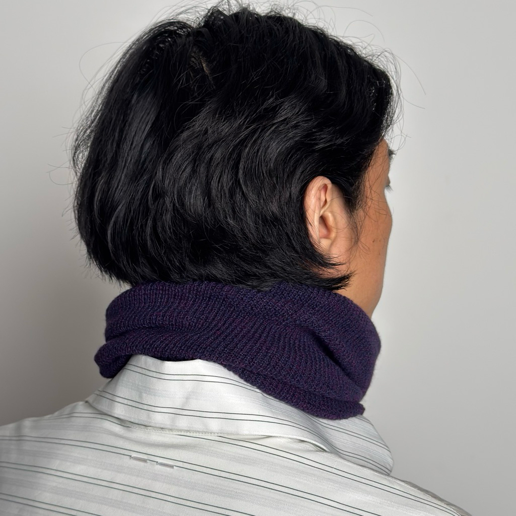 Uniqlo Knit Neckwarmer สีม่วง