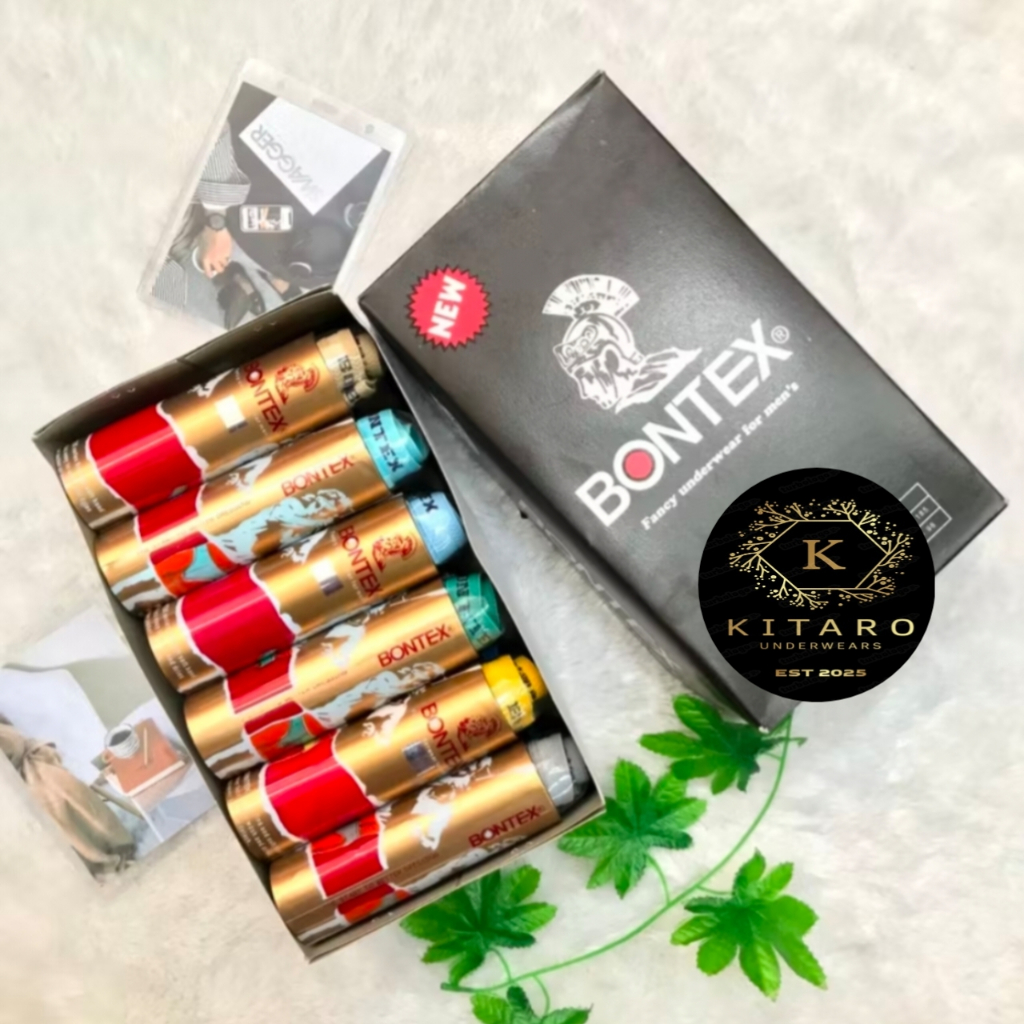 (6 - 12 ชิ้น) กางเกงชั้นในชาย Bontex / Bontex Tube Mens CD / Bontex โหลของซีดี