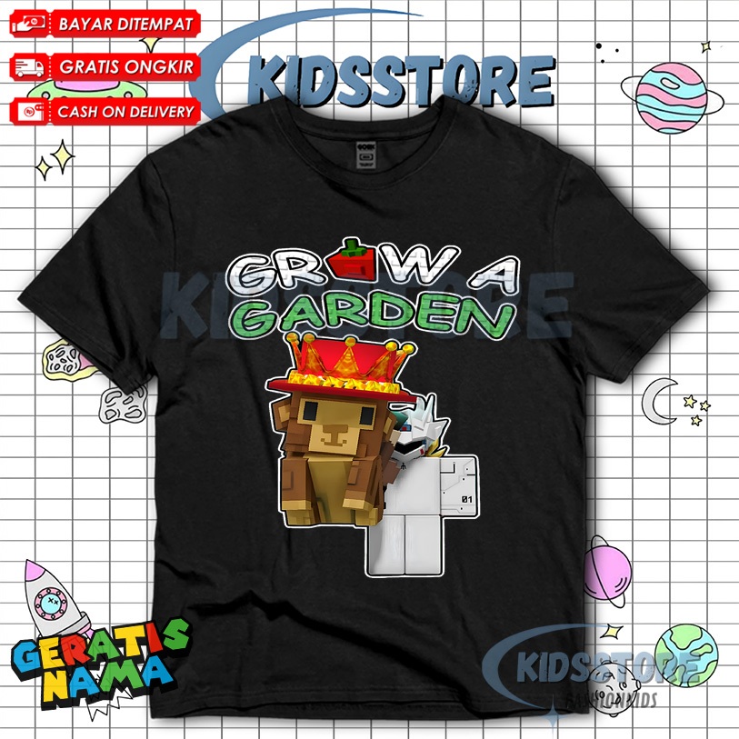 GROW A GARDEN PET MONKEY JANDEL VIRAL เสื้อยืดเด็ก - GROW A GARDEN MONKEY JANDEL เสื้อผ้าแฟชั่นเด็กช