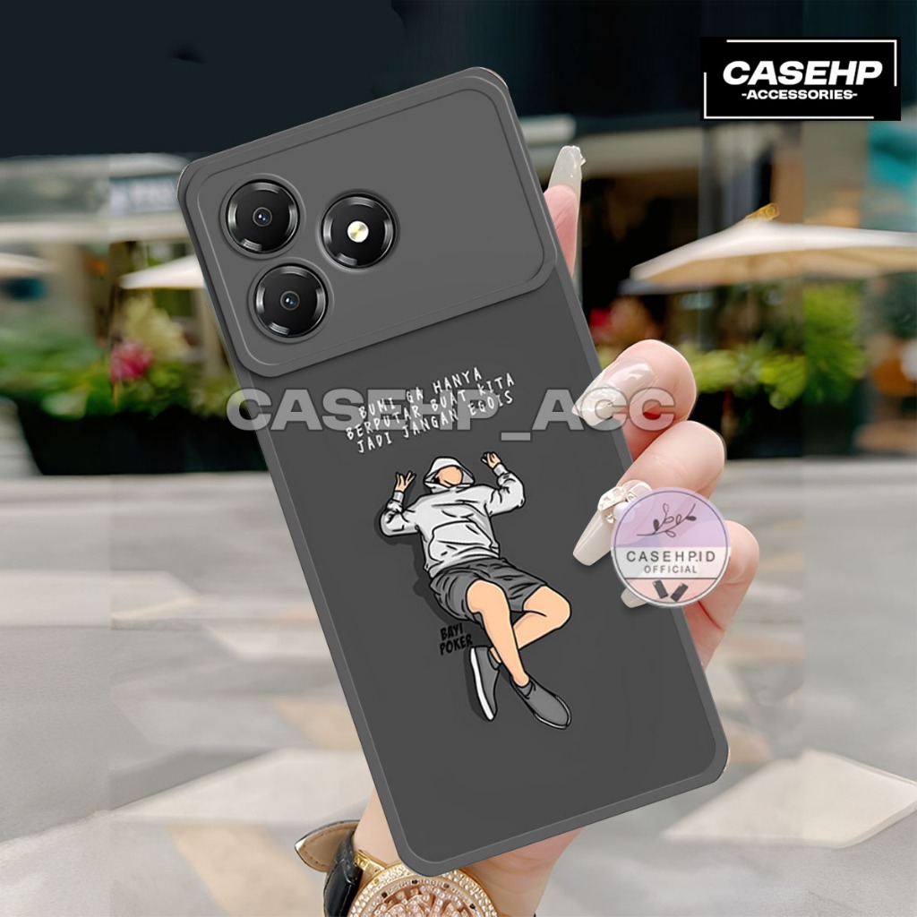CASE HP ZTE BLADE A36 Softcase Procamera TPU Silicone Casing Case Character NUBIA HP Protector CH 34