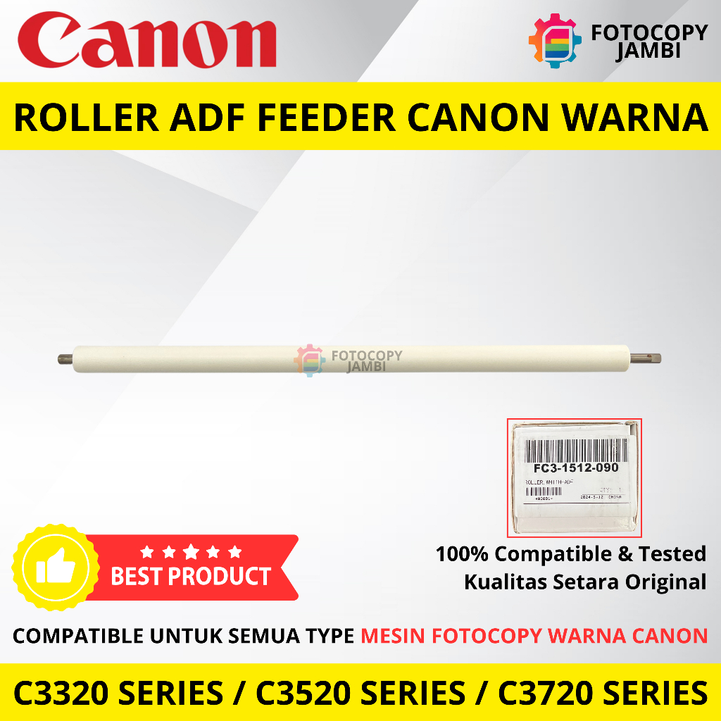 MESIN Roller ADF Feeder Canon สี FC3-12512-090 C3320 C3520 C3720 l อะไหล่สําหรับเครื่องถ่ายเอกสาร Ca