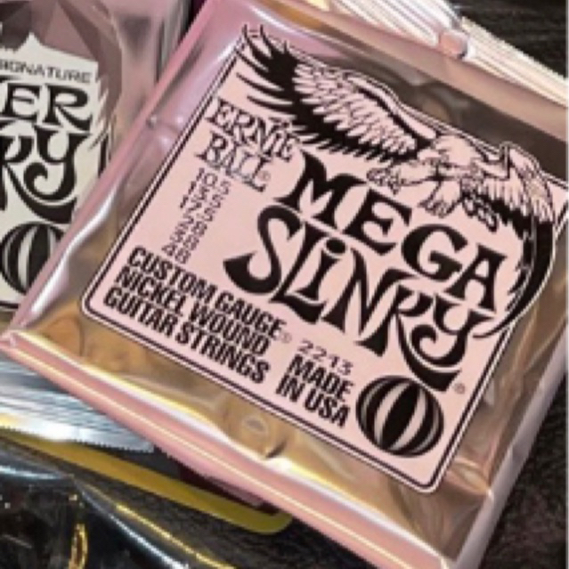 ERNIE BALL 10.5 - 48 MEGA SLINKY NICKEL WOUND ELECTRIC GUITAR STRINGS - ORIGINAL ELECTRIC GUITAR STR