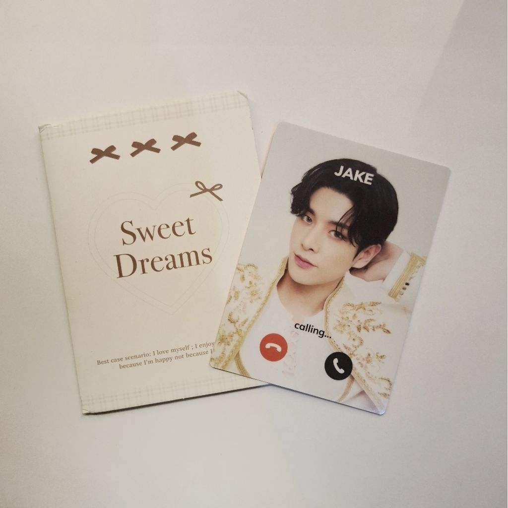 Photocard Official Jake Enhypen Moshi Card Japan Edition Fate tour limited mpc