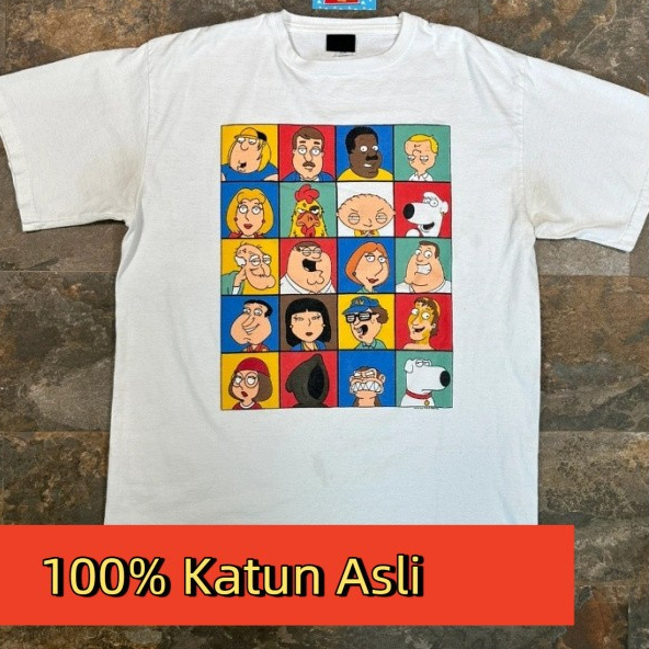 เสื้อยืด Family Guy Distro - คอลเลกชันตัวละครการ์ตูนตลก