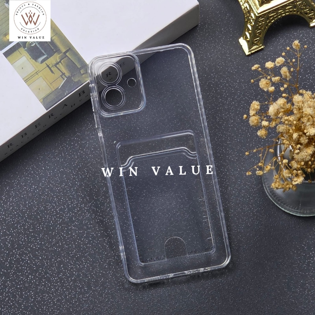 Samsung A07 Clear Card Case Card Slot Case Samsung A07