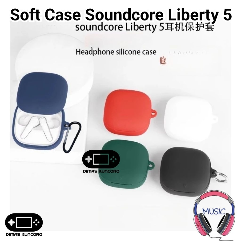 Soft Case Soundcore Liberty 5 ซิลิคอนกันชน Soundcore protector shell anker anc