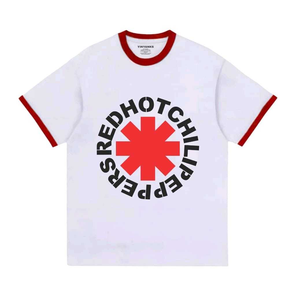 Ganzet store เสื้อยืด RHCP LOGO Ringertee แขนสั้น Unisex Distro เสื้อยืดสําหรับผู้ชายและผู้หญิง