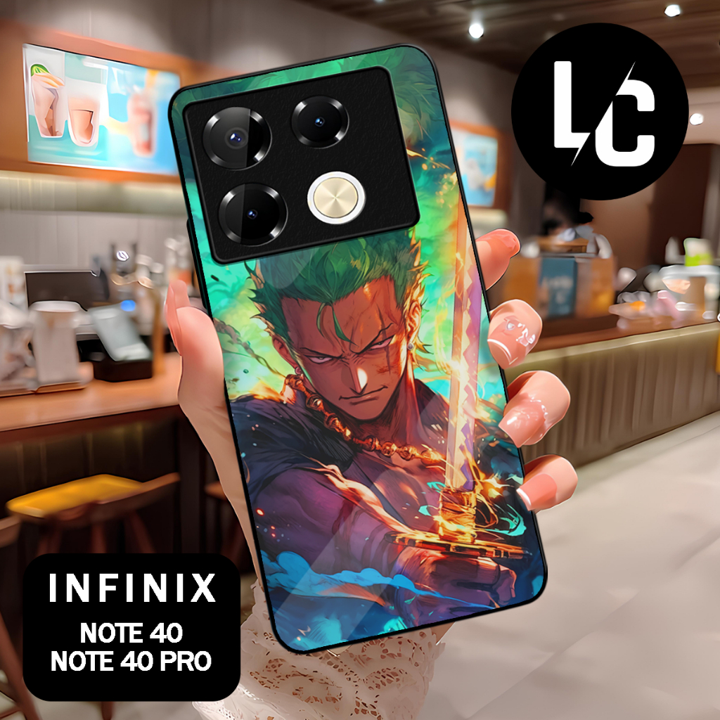 ( CA 6 ) Glossy Softcase สําหรับ infinix note 40 l note 40 pro l note 40 pro + plus l HOT 40 l HOT 4