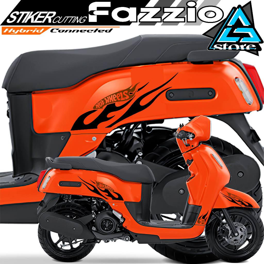 สติ๊กเกอร์ตัด/F.303/FAZZIO API HOT WHEELS STRIPPING/APIRING STRIPING/ล้อร้อนแถบ