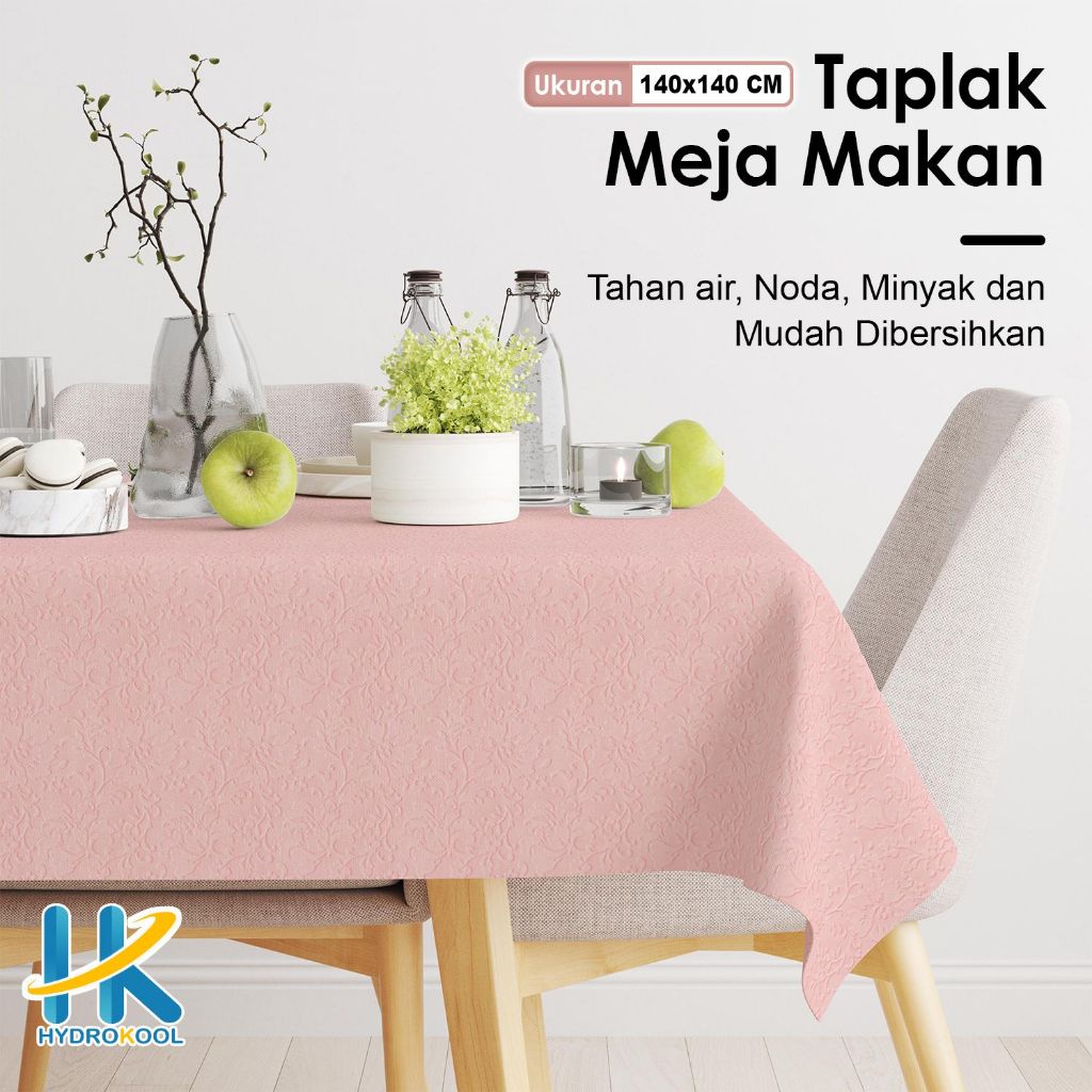 Hydrokool ผ้าปูโต๊ะกันน้ําธรรมดาหนา 140X183 ซม.พลาสติกตาราง D81-2A - D84-2A