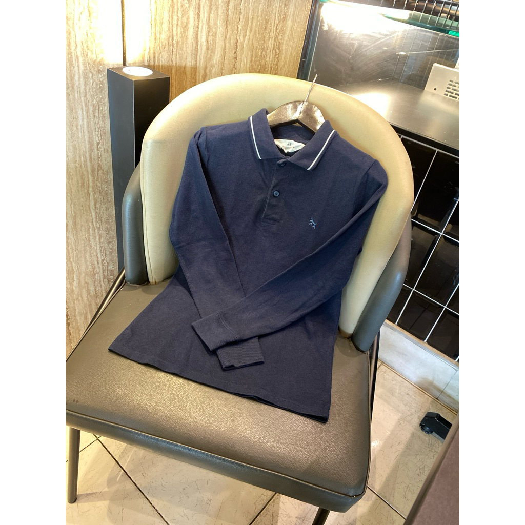 PRELOVED pl pol เสื้อคอปก plo เด็กชายแบรนด์ 6T 7Tr