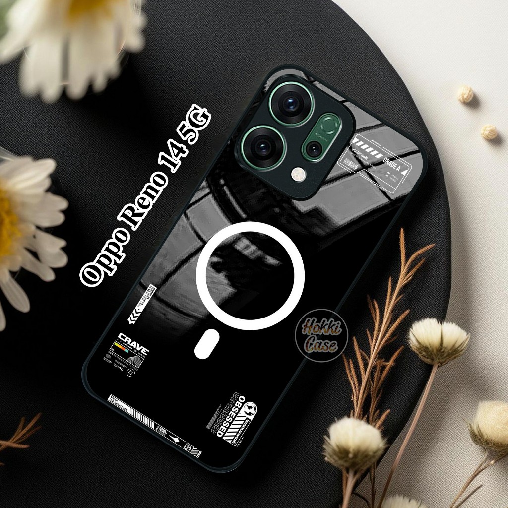 เคส HP Oppo Reno 14 5G - เคส Oppo Reno 14 Glass Softcase - เคสโทรศัพท์มือถือ Oppo Reno 14 5G - ซิลิโ