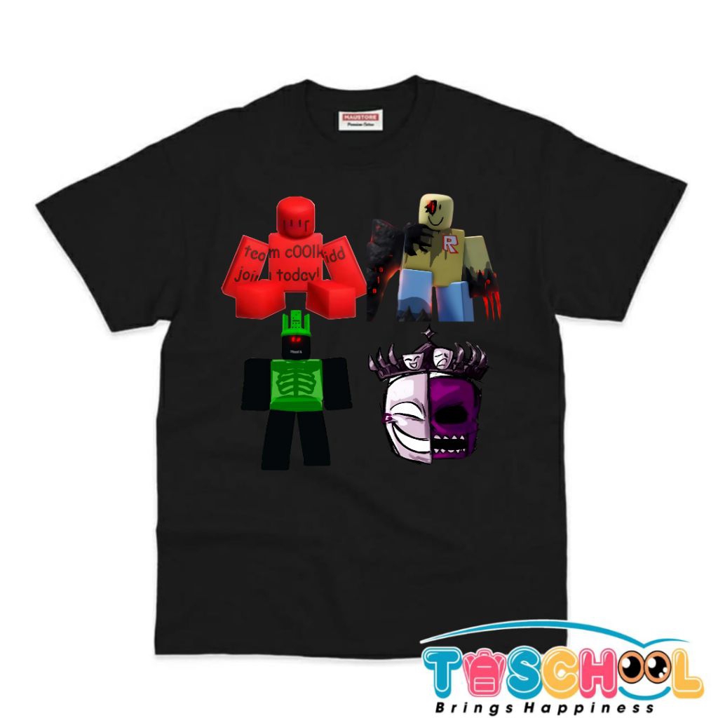 CHILDRENS CLOTHES เสื้อยืด CHARACTER KILLER FORSAKEN ROBLOX COOLKIDD JOHN DOE NOLI