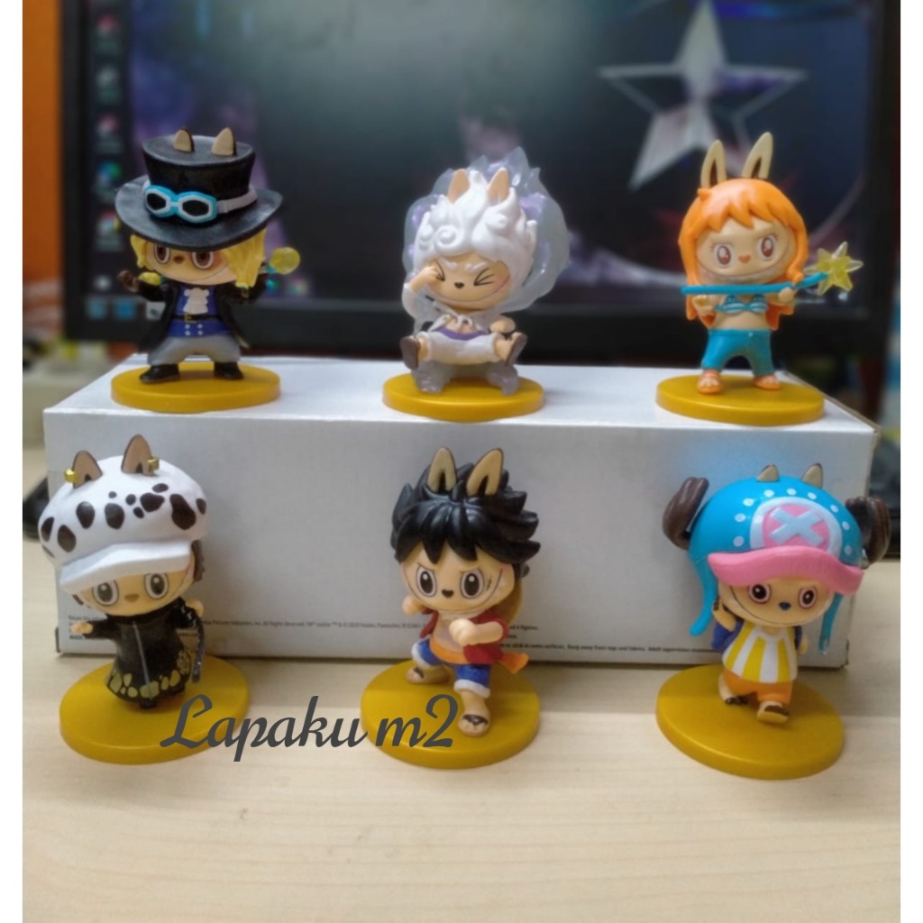 One piece feat Pumpkin action figure set 6 ชิ้น