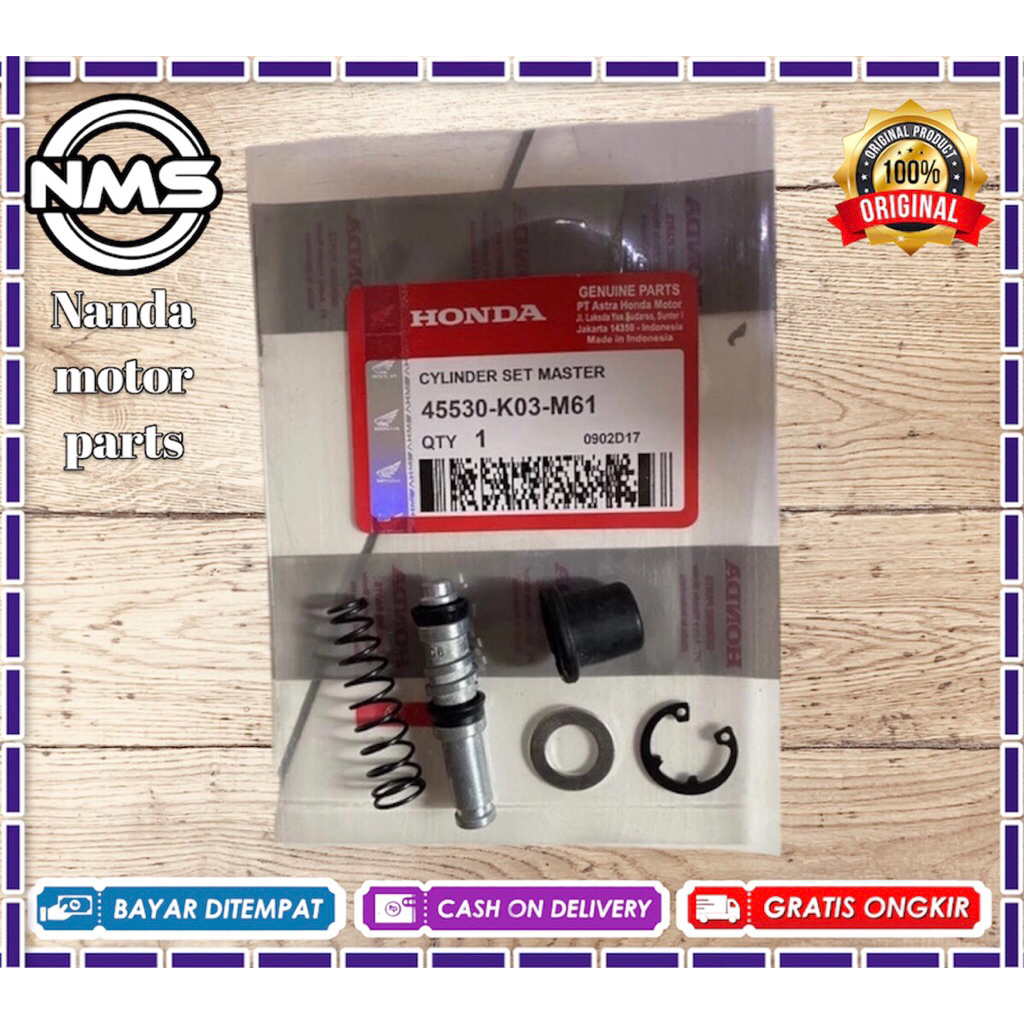 ชุดซีลหลักเบรคด้านหลัง/ซ้าย Honda Beat ESP Beat Street K1A 2020 Genio PCX 150 160 ADV 150 Revo FI Sc