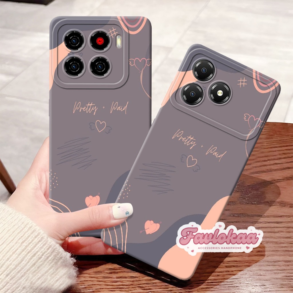 (FL02) เคส ZTE NUBIA A56 ZTE NUBIA A36 เคสแฟชั่นล่าสุด Procamera Softcase ซิลิโคน Tpu