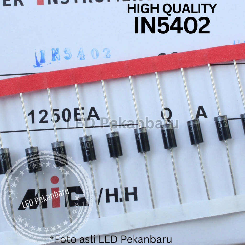 DIODE IN5402 IN5402 1N5402 IN 5402 MIC 3A 1000V DIODE SILICON รีเซ็ต