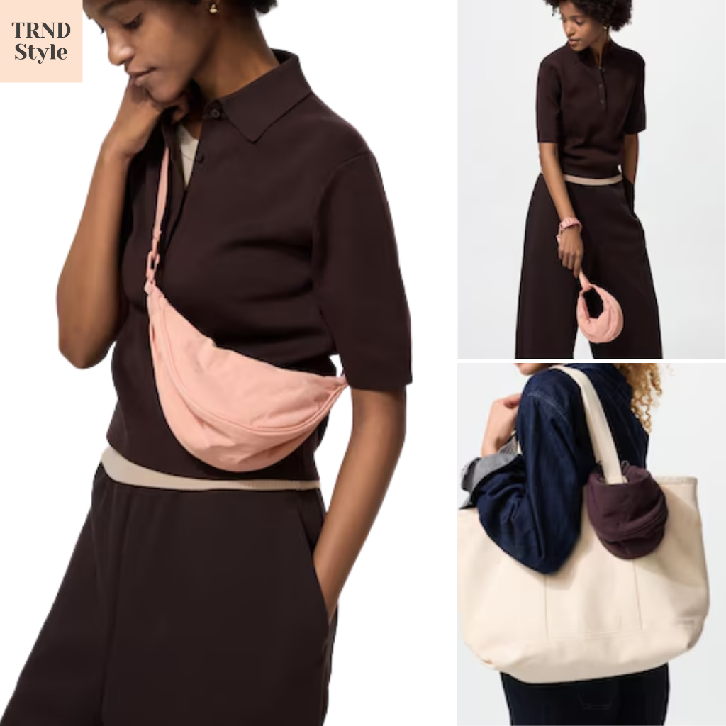 UNIQL Ultra Mini Water Repellent Round Bag Womens Mini Nylon Sling Bag SB040