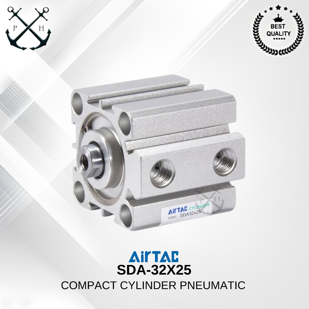 COMPACT CYLINDER PNEUMATIC AIRTAC SDA-32X25 (อ่านทันที)