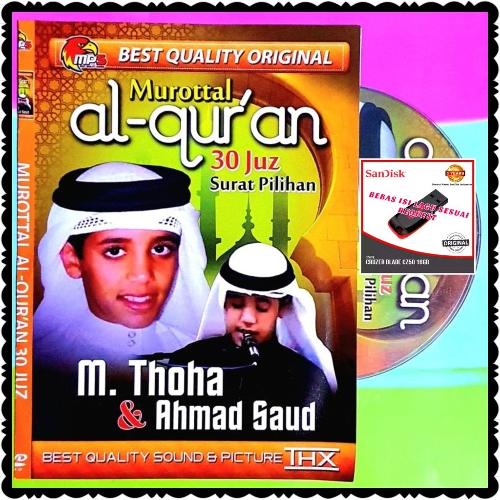 USB FOR CAR MP4 MP3 - CHILDRENS MUROTTAL FLASHDISK 30JUZ - CHILDRENS MUROTTAL MP3 FLASHDISK - USB MU