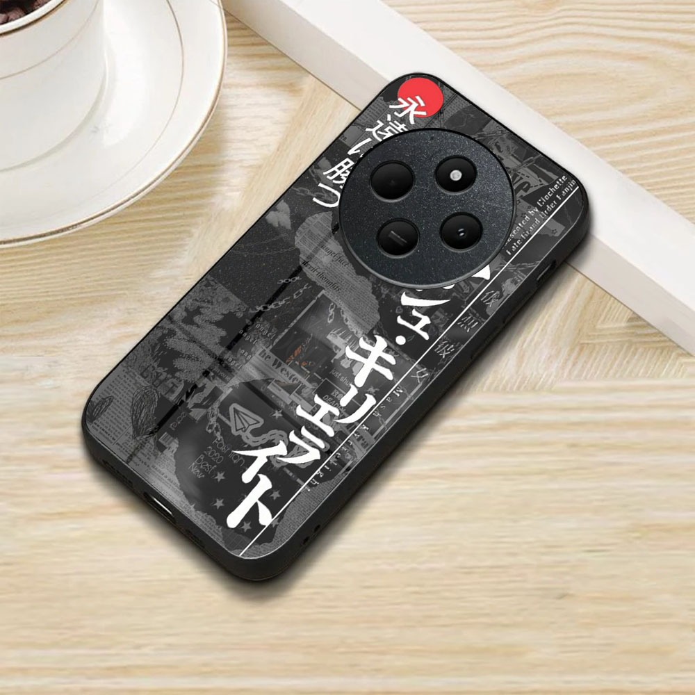 [M54] Redmi 14C Glass Softcase - Redmi 14C Glossy Case - เคส Redmi 14C - เคสมัน Redmi 14C