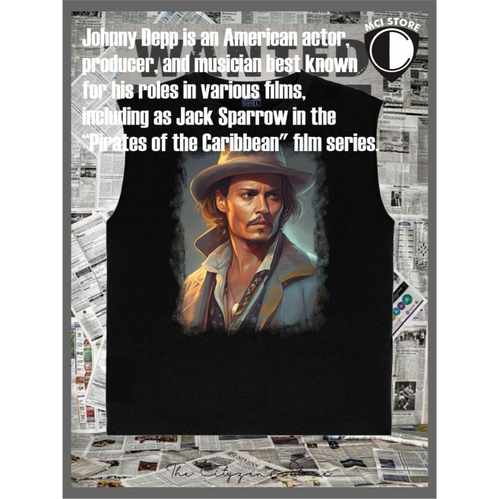 เสื้อกล้าม Johnny Depp Eps 1 ชาย/หญิง
