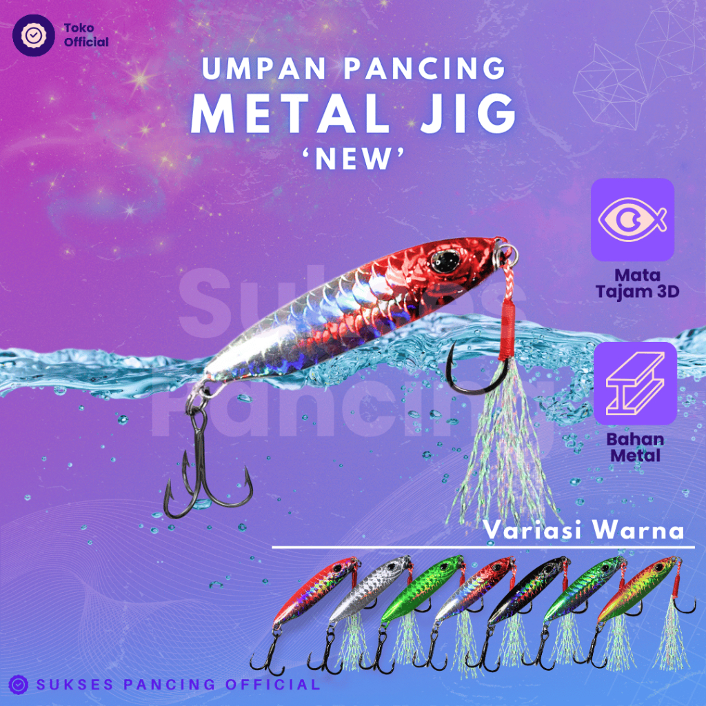 โลหะจิ๊กเหยื่อตกปลา 7g/10g/15g/20g Hook Jig Assist Hook Micro Jig Spoon Fishing Lure Fishing Hook ให