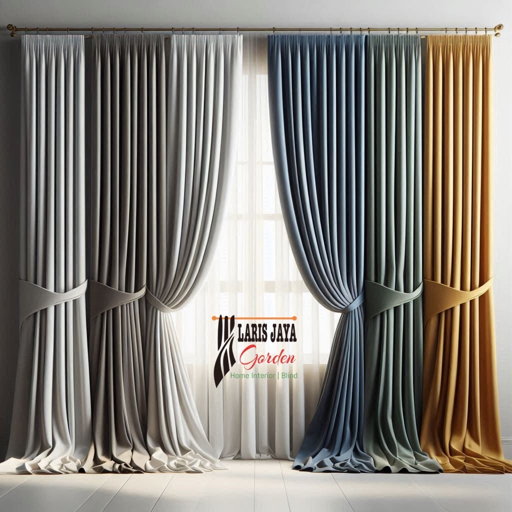 ลวดม่านจีบ รุ่น S – Size L 115 x H 150–300 cm – Premium Minimalist Elegant