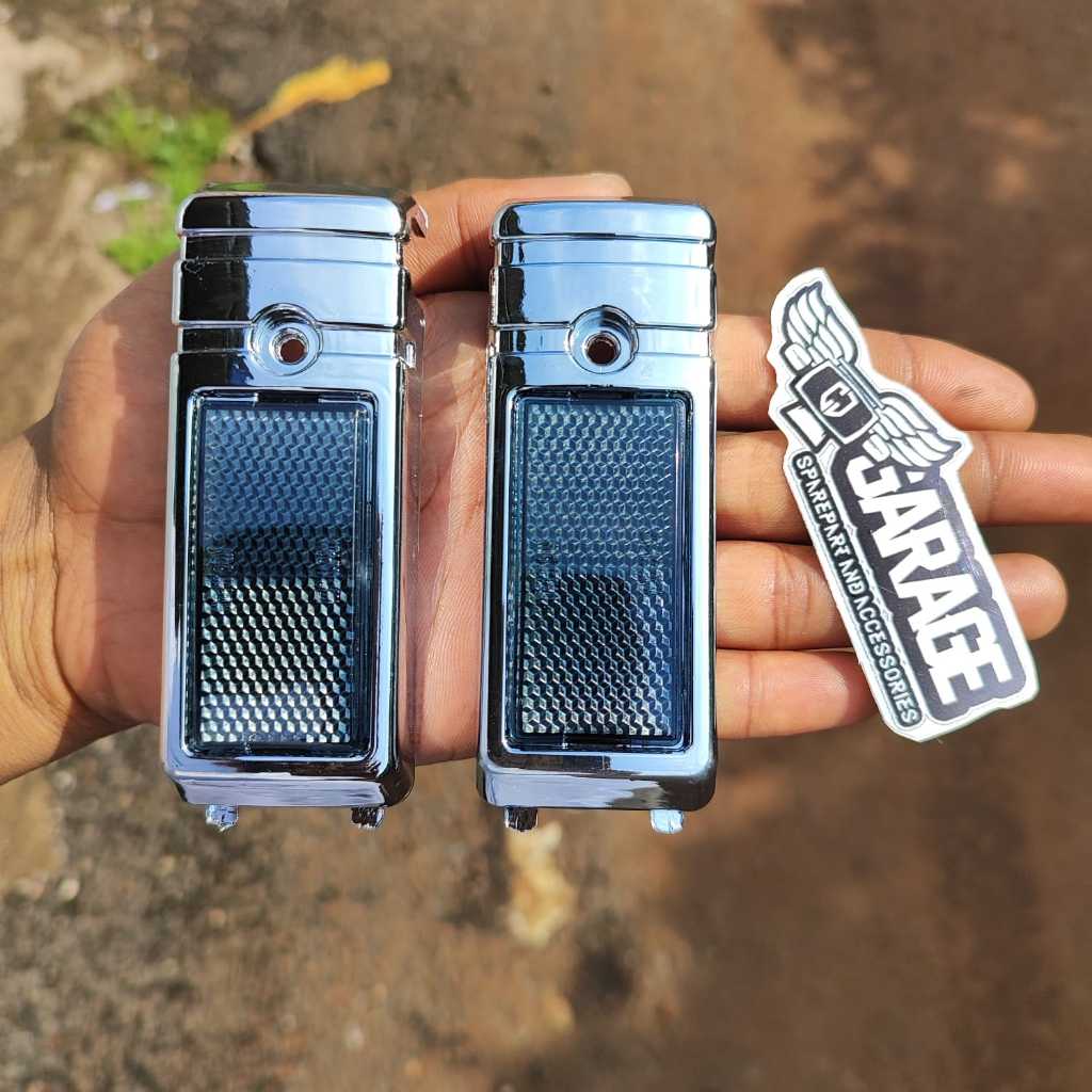 MATA บังโคลนหน้าตาแมว Prima CROME SMOKE ตาแมว บังโคลนหน้า Prima series ชุดคุณภาพดี ซ้ายและขวา