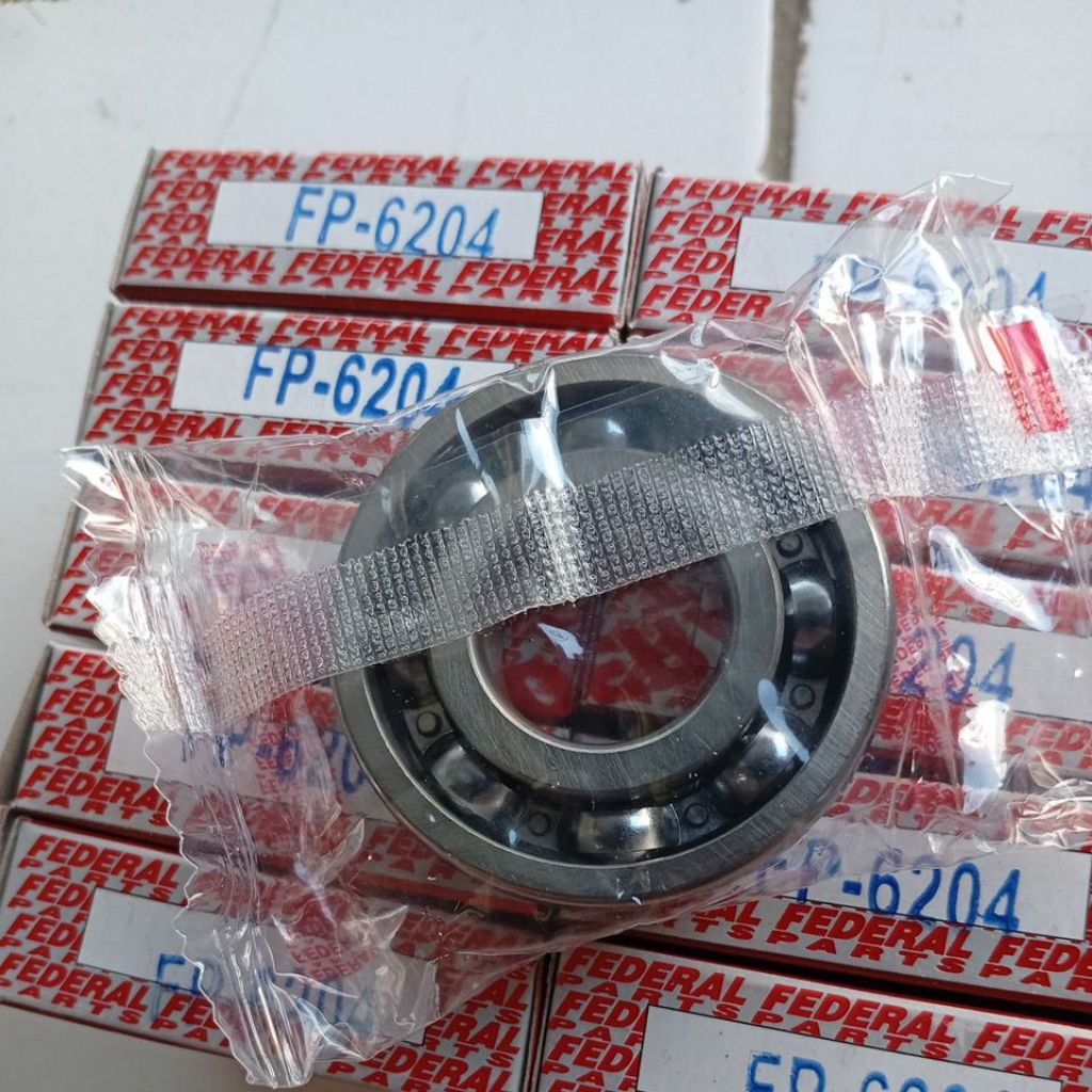 Bearing FEDERAL 6204 / lava feral part 6204 / แบริ่งเป็นรอก Honda matic 6204