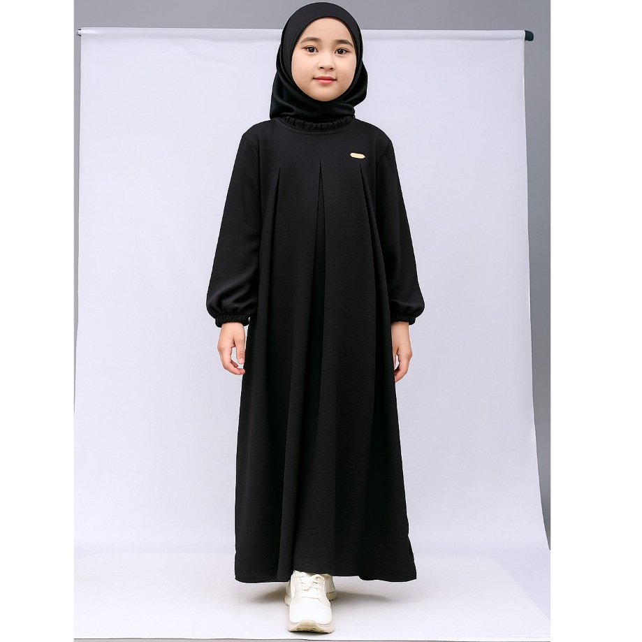 KATUN ADA FSHN ผ้าฝ้ายอิสลามเด็ก Maryam gamis