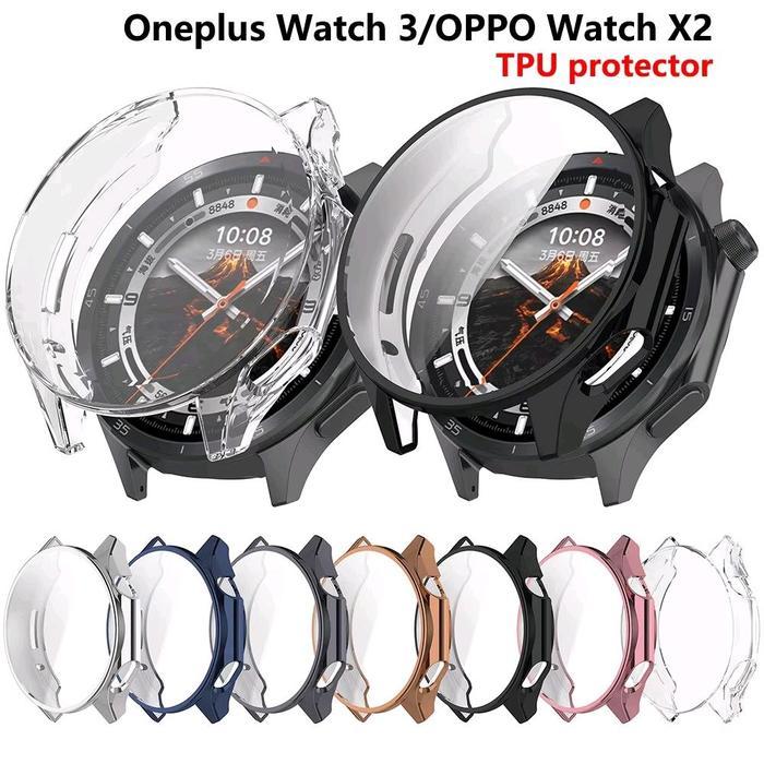 เคสกันชนสําหรับ OPPO Watch X2 / Oneplus Watch 3 Soft TPU Protective Case - สีดํา