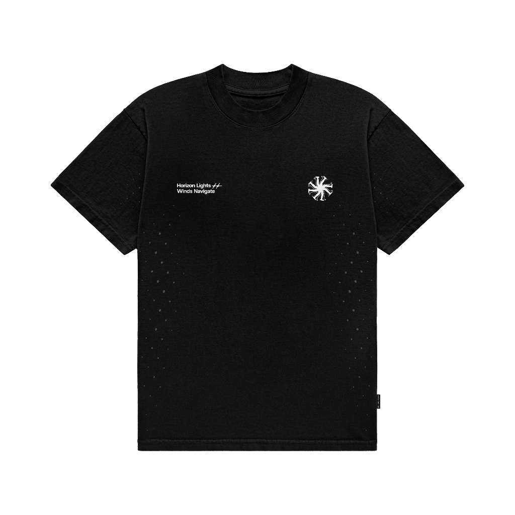HLWN Running เสื้อยืดแขนสั้น Unisex สีดํา – จินนี่ – โปรปัง