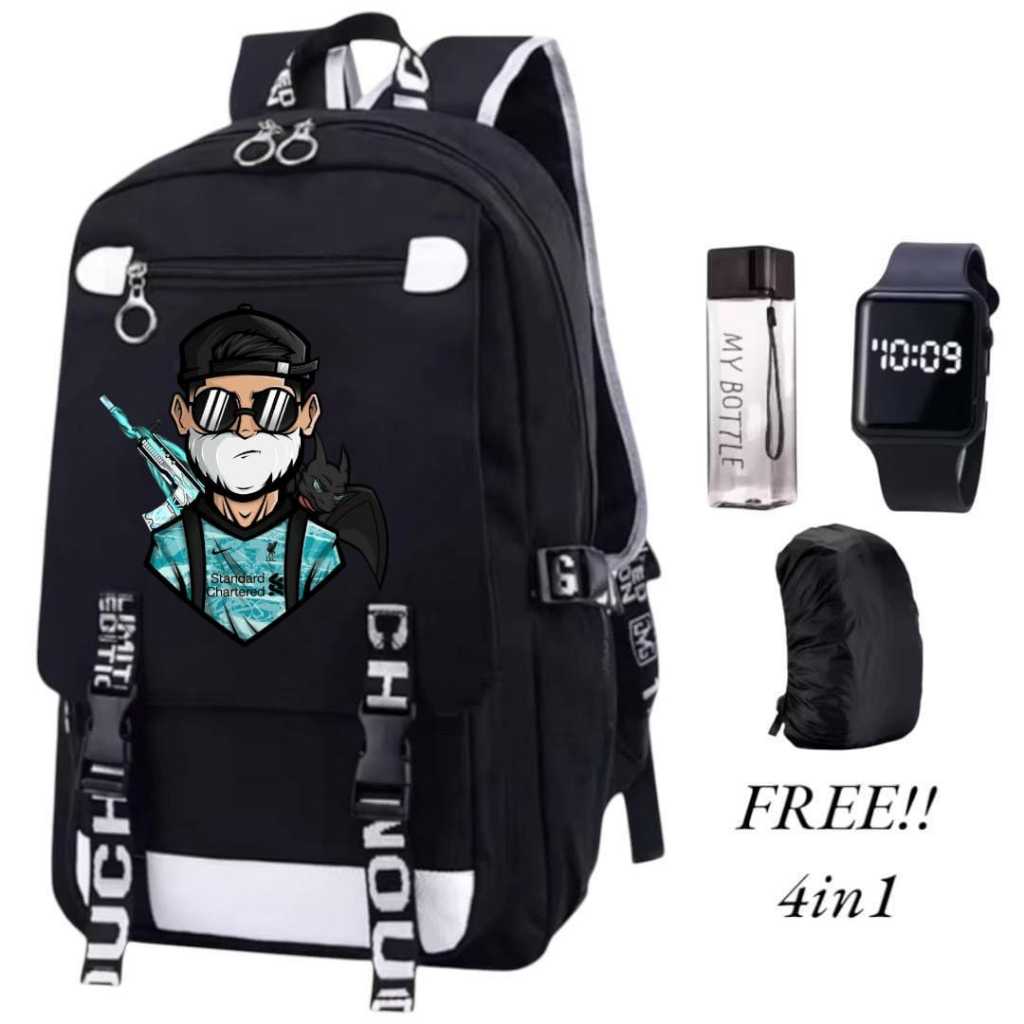 FF Boy Blue Elementary School Bag สําหรับเด็กชายและเด็กหญิง 0004 Viral 2025