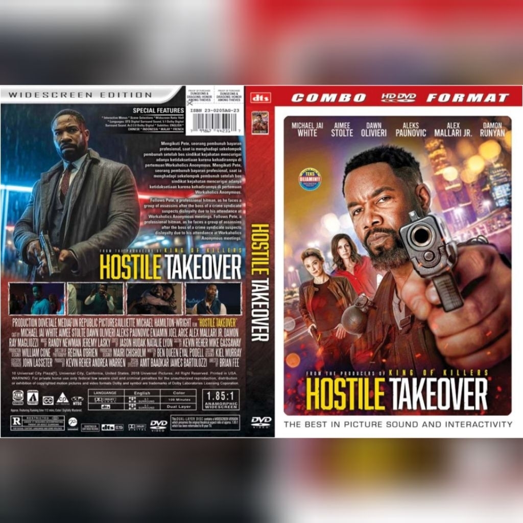 HOSTILE TAKEOVER Action Film Cassette - 2025 - HD
