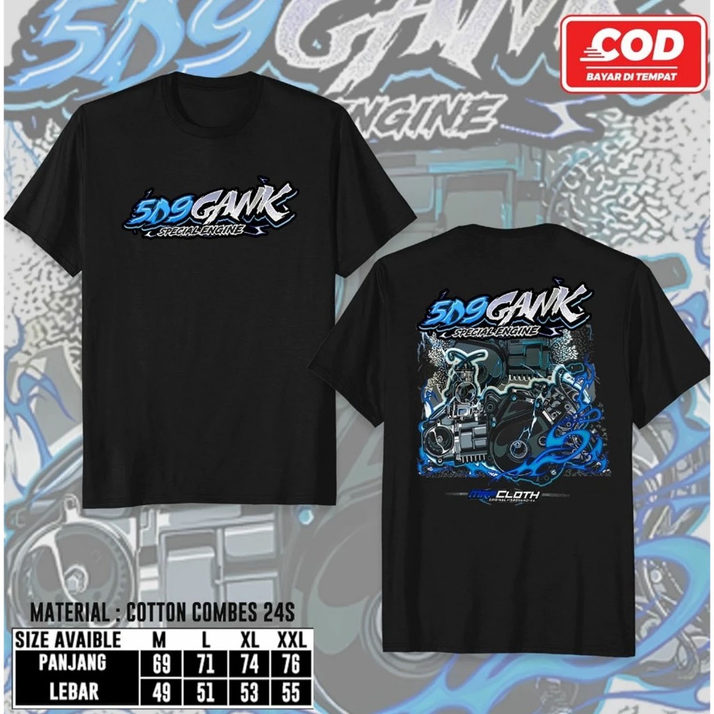 5D9 GANK LIMITED EDITION | เสื้อยืด RAGAT | เสื้อยืด RAGAT ENGINE | เสื้อยืด | เสื้อยืด VIRAL เหมาะส