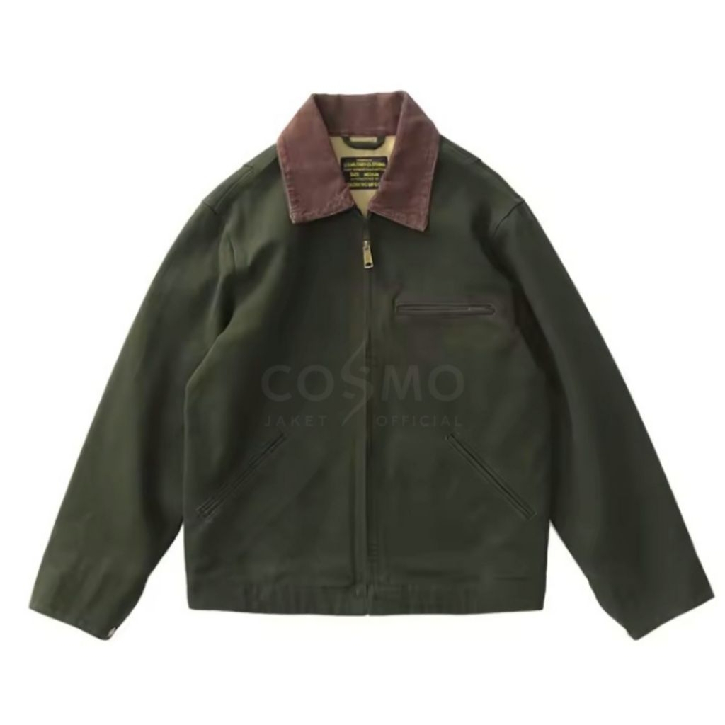 COSMO Detroit Canvas Mens Boxy Work Jacket Comfy