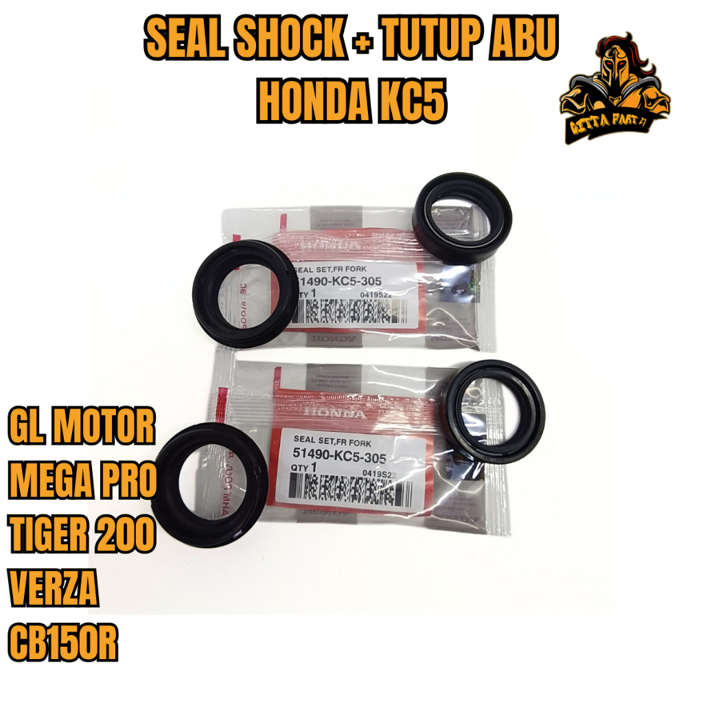 ซีลโช๊คดั้งเดิม + สีเทา LID HONDA AM KC5 GL MOTOR MEGA PRO TIGER 200 VERZA CB150R