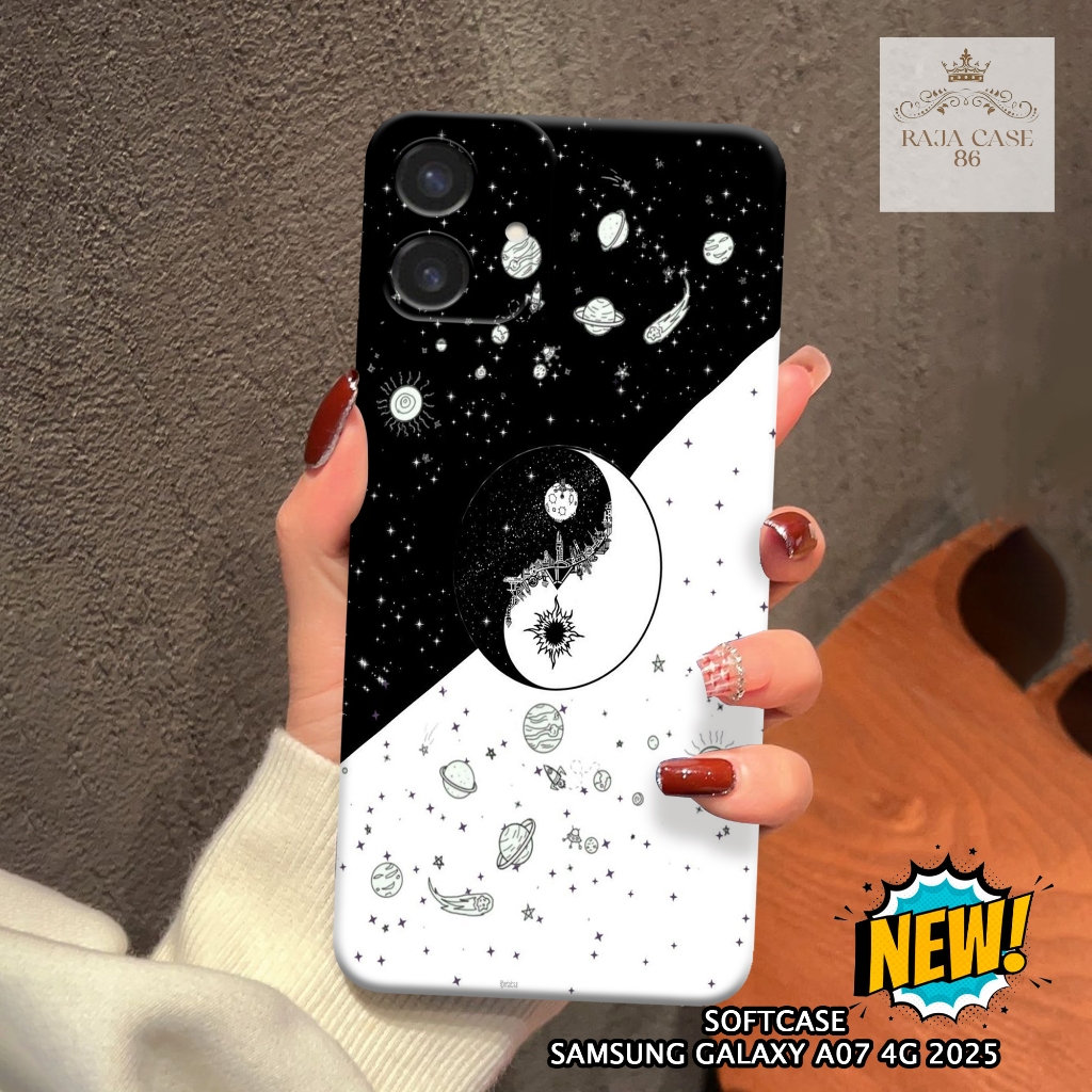 เคส HP Samsung A07 4G 2025 - Rajacase - เคส Samsung A07 4G - เคส Yinyang Motif - กันรอยมือถือ - Sams
