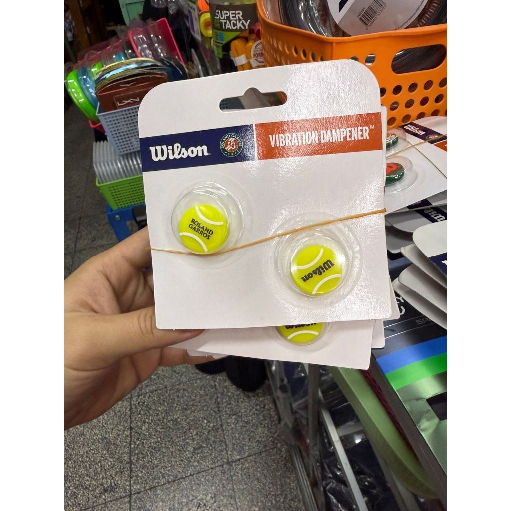 Tennis Damper / ไม้เทนนิส Damper WILSON ROLAND GARROS TENNIS BALL DAMPENER ต้นฉบับ