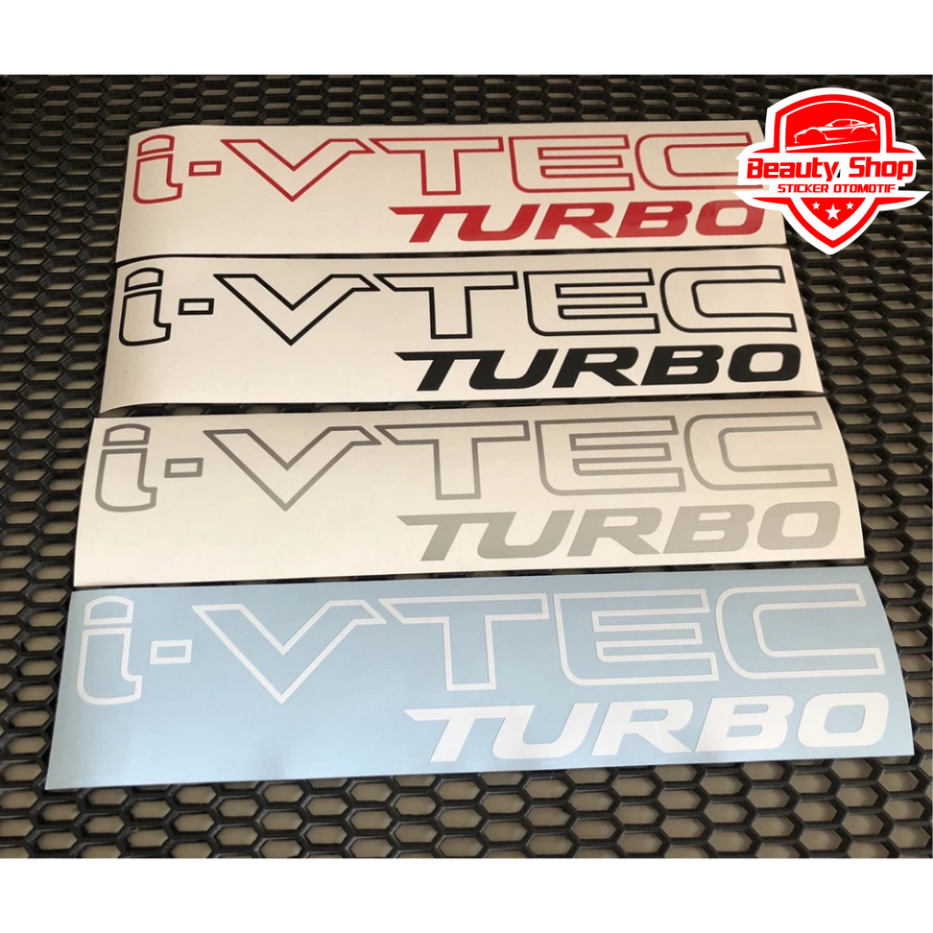 I-VTEC TURBO สติ๊กเกอร์ ORACAL I VTEC TURBO HONDA PREMIUM 29*6ซม.
