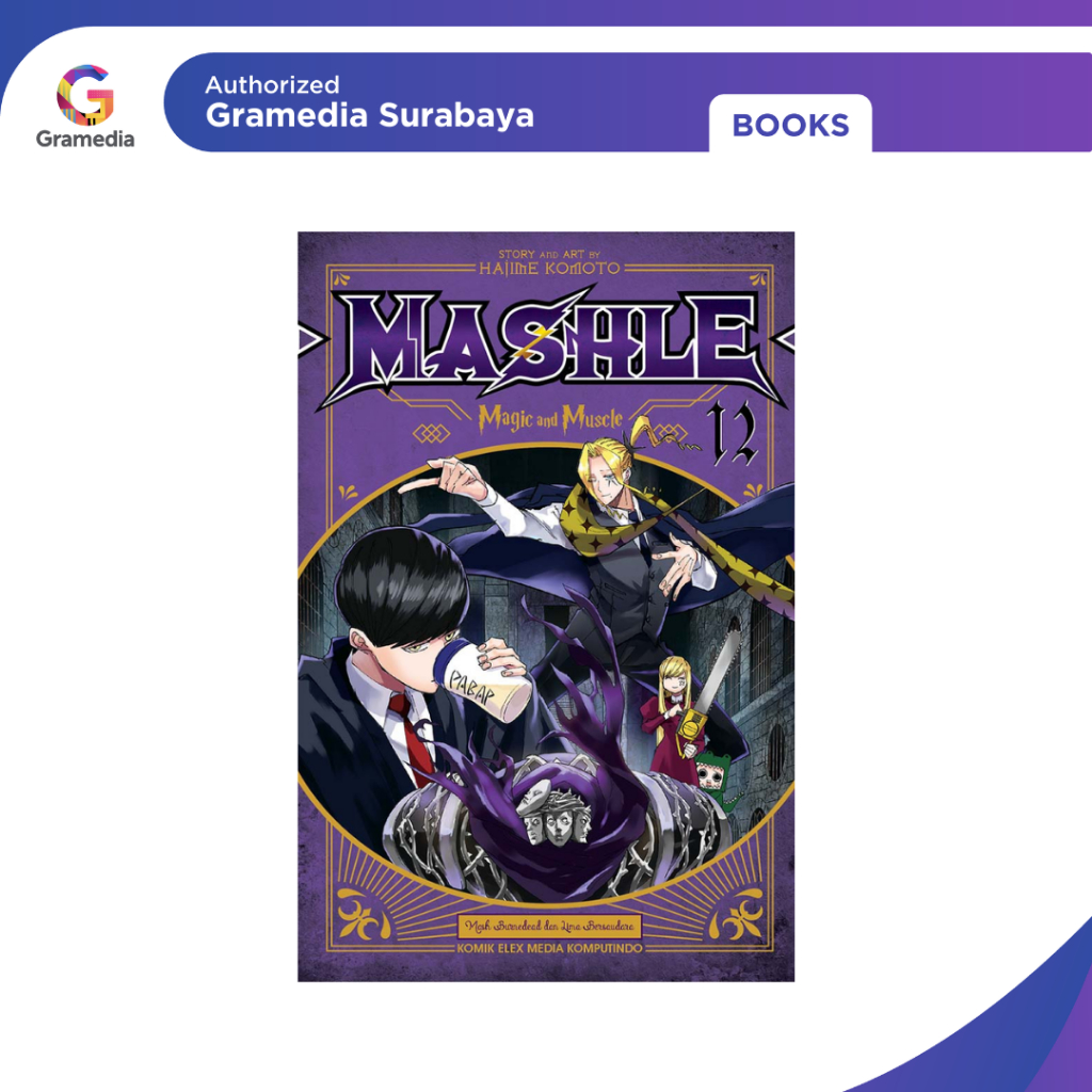 Gramedia Surabaya - Mashle 12