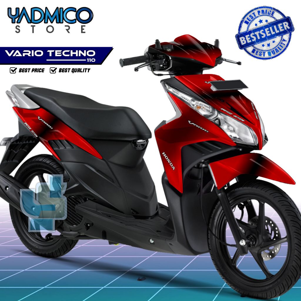 Vario Techno 110 Full Body Decal / Vario 110 Techno Fullbody Motorcycle Sticker / Vario Techno Karbu