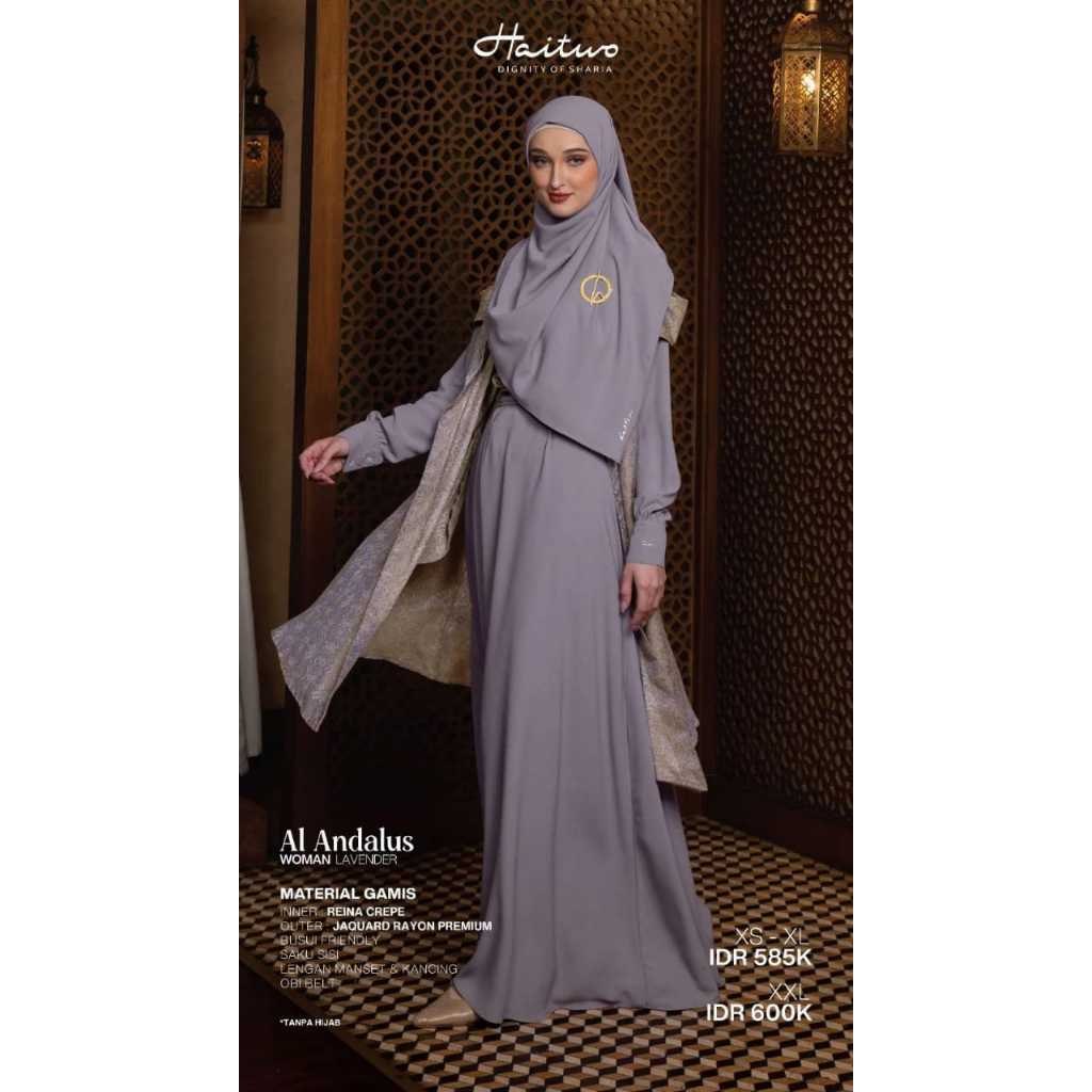 HAIDWO AL ANDALUS LAVENDER GAMIS XS