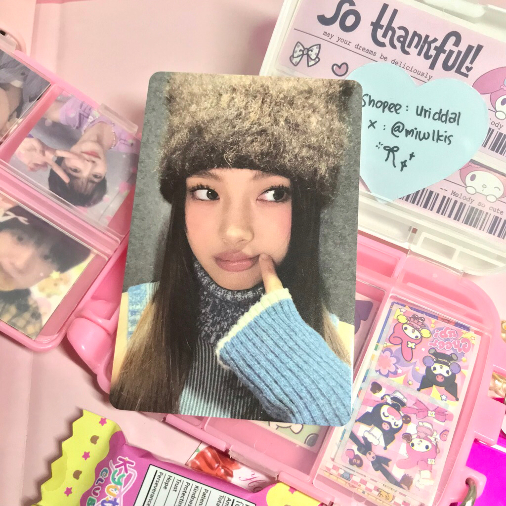 Photocard hyein newjeans อย่างเป็นทางการ: การ์ดข้อความ omg ver pc poca njz mhdhh minji danielle hiei