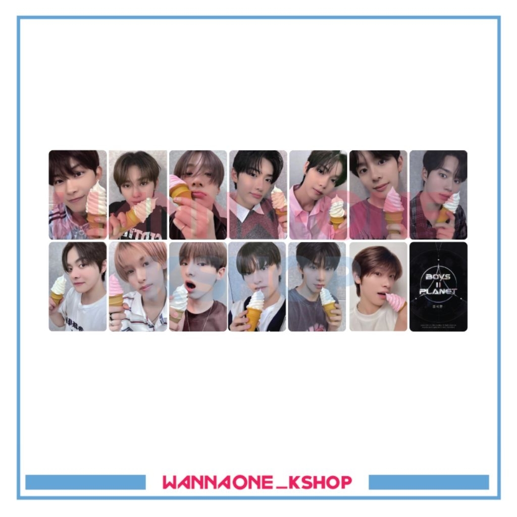 Photocard boys planet Star Creator Kit